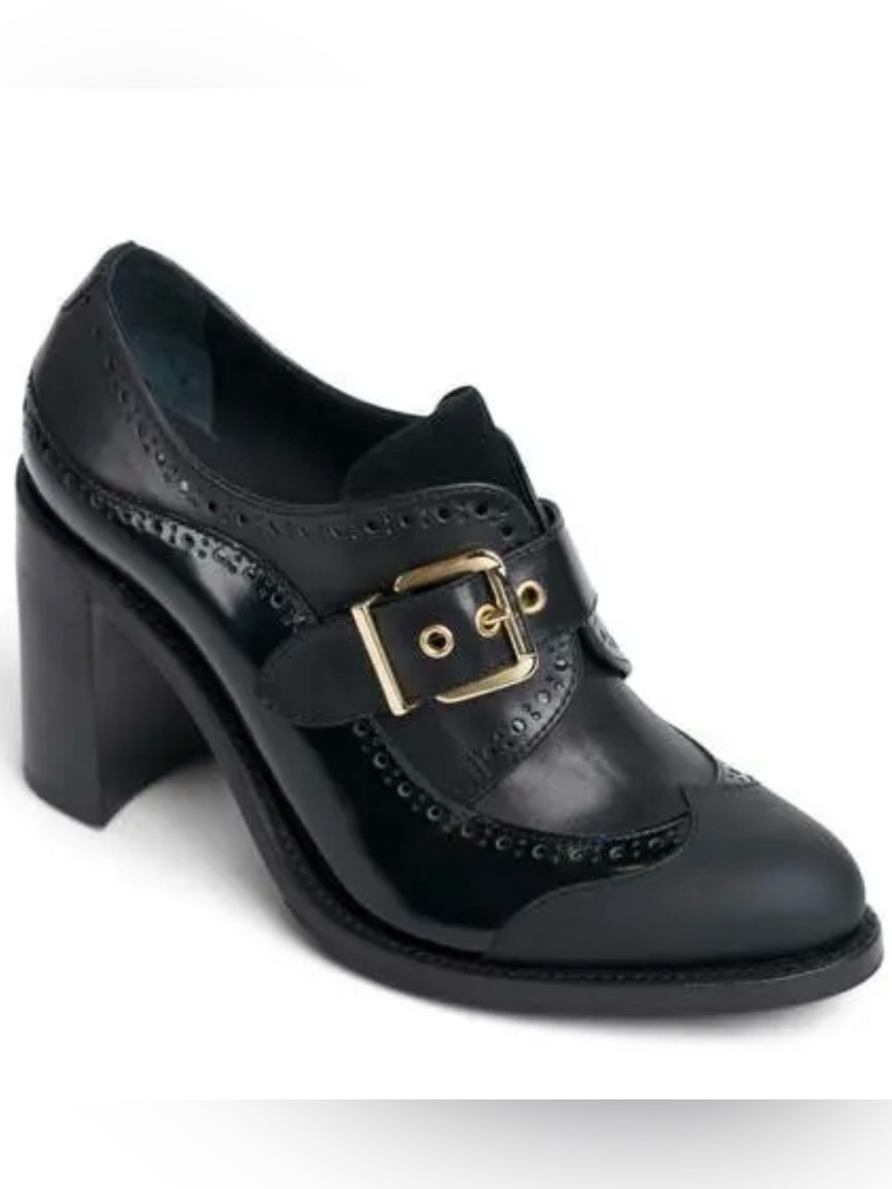 THE OFFICE OF ANGELA SCOTT Miss Devon Wingtip Loafer Pump